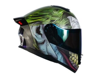 Casco Abatible Joker Guas N Moto Kov Dc Comics Led Mas Lentes