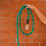 ADN Helixlight Macramé Verde con Cadena