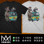 Playera personalizada 100% Algodón MAQUINA DEL MISTERIO