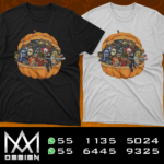 Playera personalizada 100% Algodón MONSTRUOS CLASICOS DE CINE