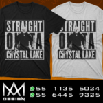 Playera personalizada 100% Algodón STRAIGHT OUTTA JASON