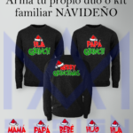 Kit Sueter Familiar Navideño (Version GRINCH)